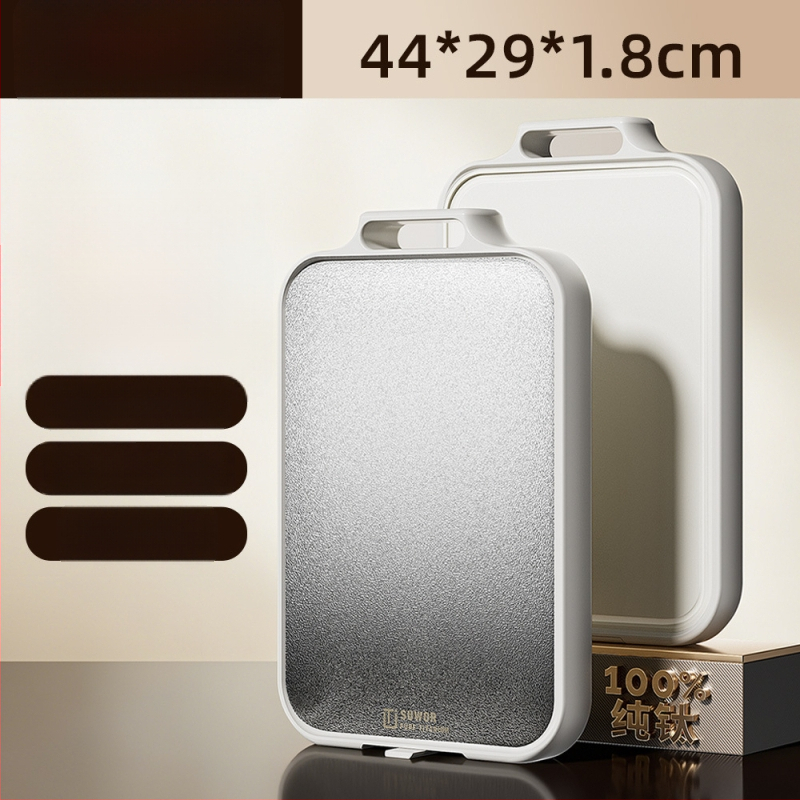 Dvipusė pjaustymo lenta su antibakteriniu titanu ir PP, atspari pelėsiams, virtuvės klase, kilmė Huzhou, leidimas 2025