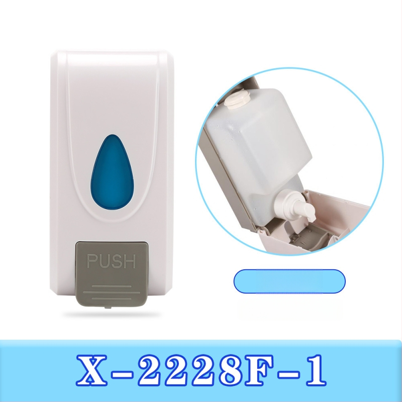 Putų muilo dozatorius, sieninis, rankinis spaudimas, ABS inžinerinis plastikas, injekcinis formavimas, šiuolaikinis stilius, prekinis ženklas Imperial department