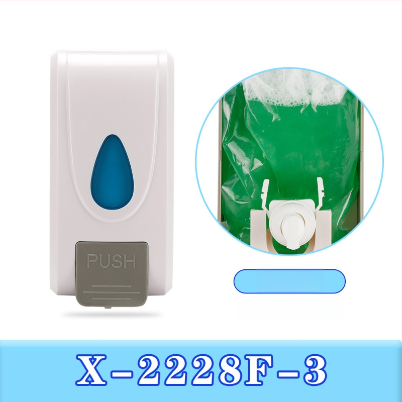 Putų muilo dozatorius, sieninis, rankinis spaudimas, ABS inžinerinis plastikas, injekcinis formavimas, šiuolaikinis stilius, prekinis ženklas Imperial department