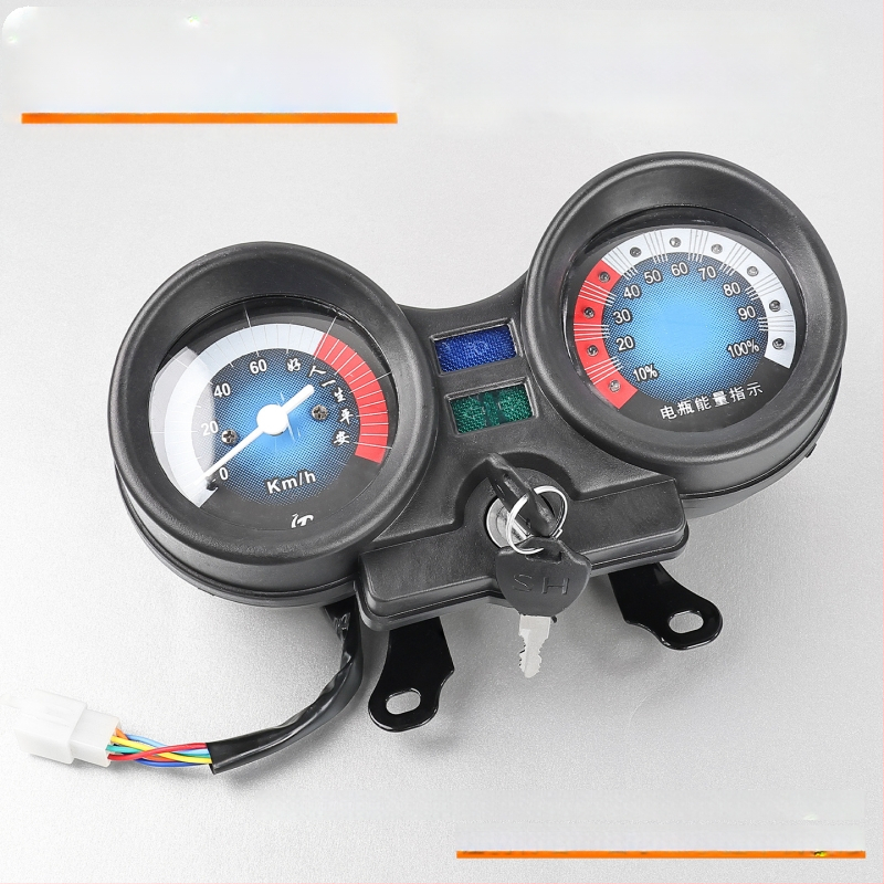 Integreeritud instrumentide komplekt võimsusnäiduga 48V/60V/72V, plastik + metall, ühilduv Jinpeng Zongsheniga, Mogelon