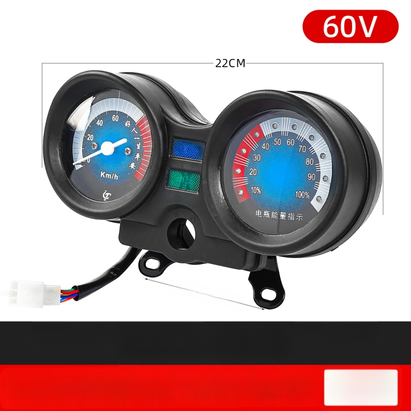 Integreeritud instrumentide komplekt võimsusnäiduga 48V/60V/72V, plastik + metall, ühilduv Jinpeng Zongsheniga, Mogelon