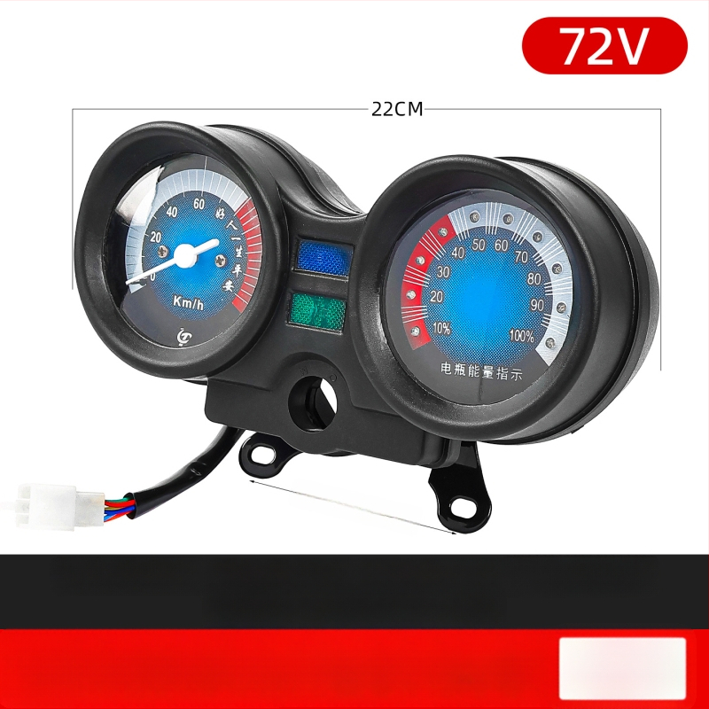 Integreeritud instrumentide komplekt võimsusnäiduga 48V/60V/72V, plastik + metall, ühilduv Jinpeng Zongsheniga, Mogelon