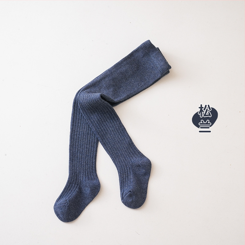 Beebi sukkpüksid tüdrukutele, combed cotton, hingav džakardriibuline muster, 80% puuvill, kevad-sügiskvartal, 1–3 aastat