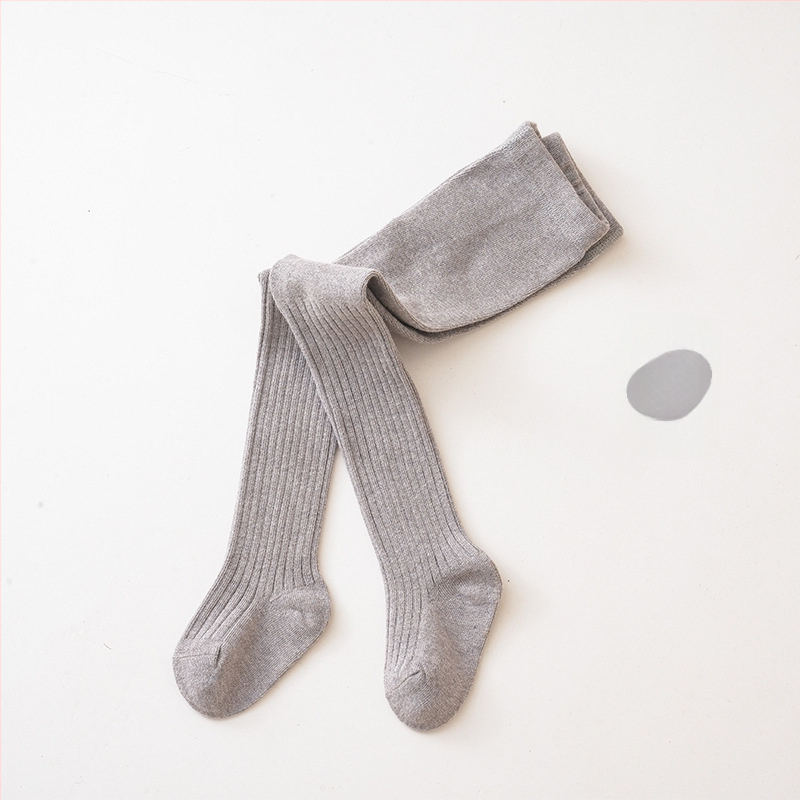 Beebi sukkpüksid tüdrukutele, combed cotton, hingav džakardriibuline muster, 80% puuvill, kevad-sügiskvartal, 1–3 aastat