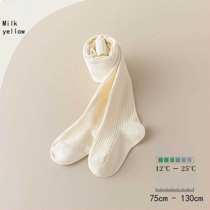 Beebi sukkpüksid tüdrukutele, combed cotton, hingav džakardriibuline muster, 80% puuvill, kevad-sügiskvartal, 1–3 aastat