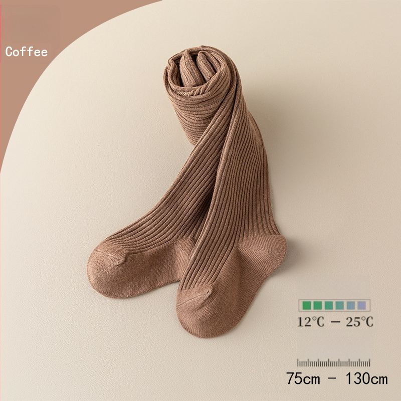 Beebi sukkpüksid tüdrukutele, combed cotton, hingav džakardriibuline muster, 80% puuvill, kevad-sügiskvartal, 1–3 aastat