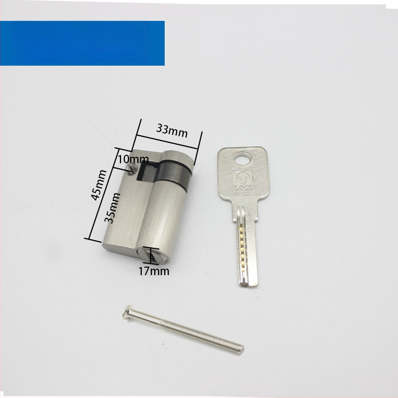 Duru spynos cilindras – žalvarinis, modelis 69686, modernus minimalistinis stilius, svoris 100 g