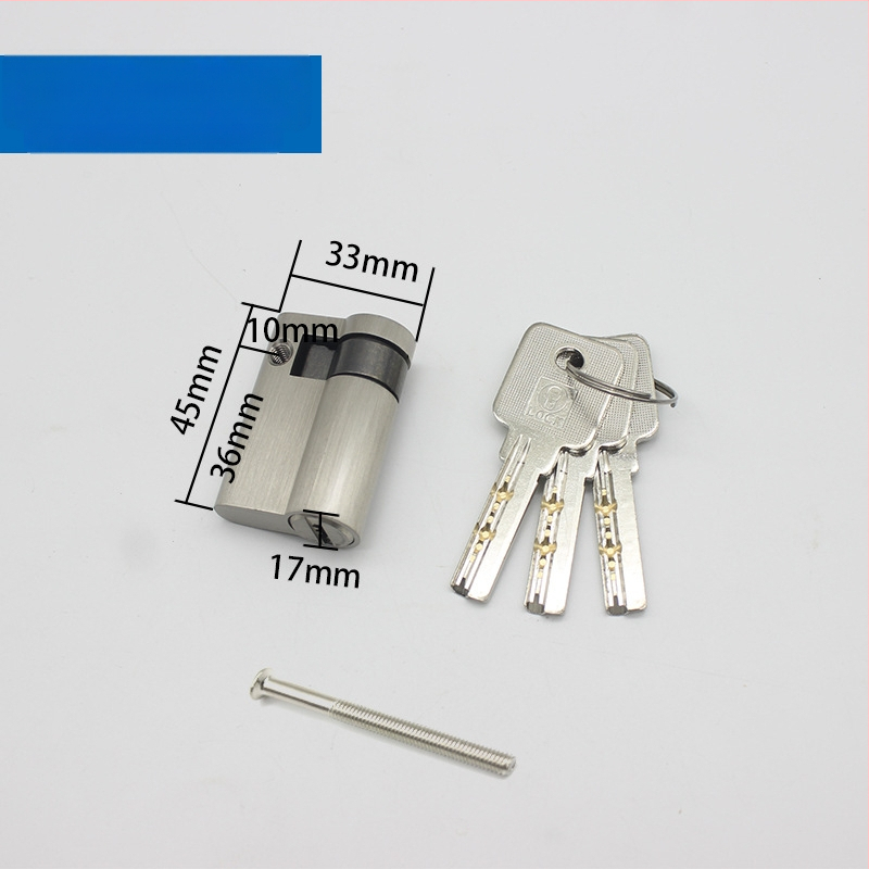 Duru spynos cilindras – žalvarinis, modelis 69686, modernus minimalistinis stilius, svoris 100 g