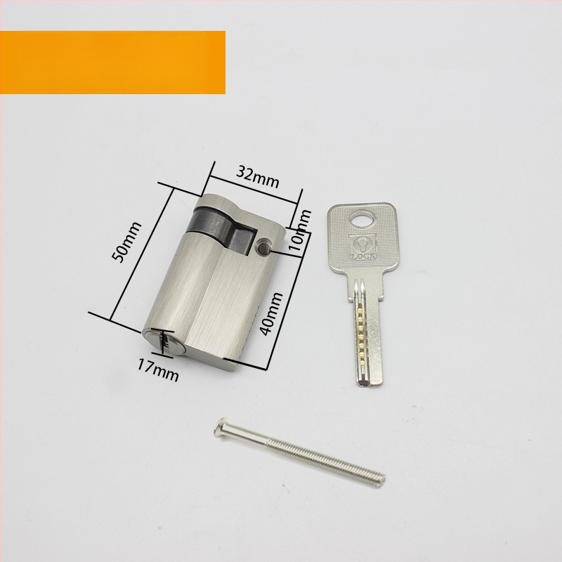 Duru spynos cilindras – žalvarinis, modelis 69686, modernus minimalistinis stilius, svoris 100 g