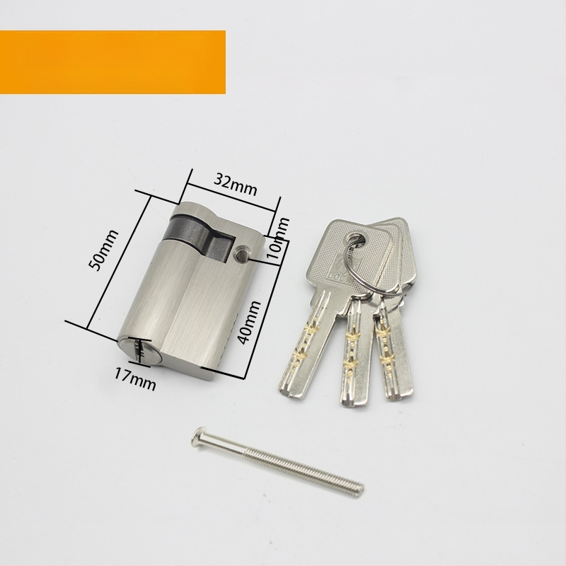 Duru spynos cilindras – žalvarinis, modelis 69686, modernus minimalistinis stilius, svoris 100 g