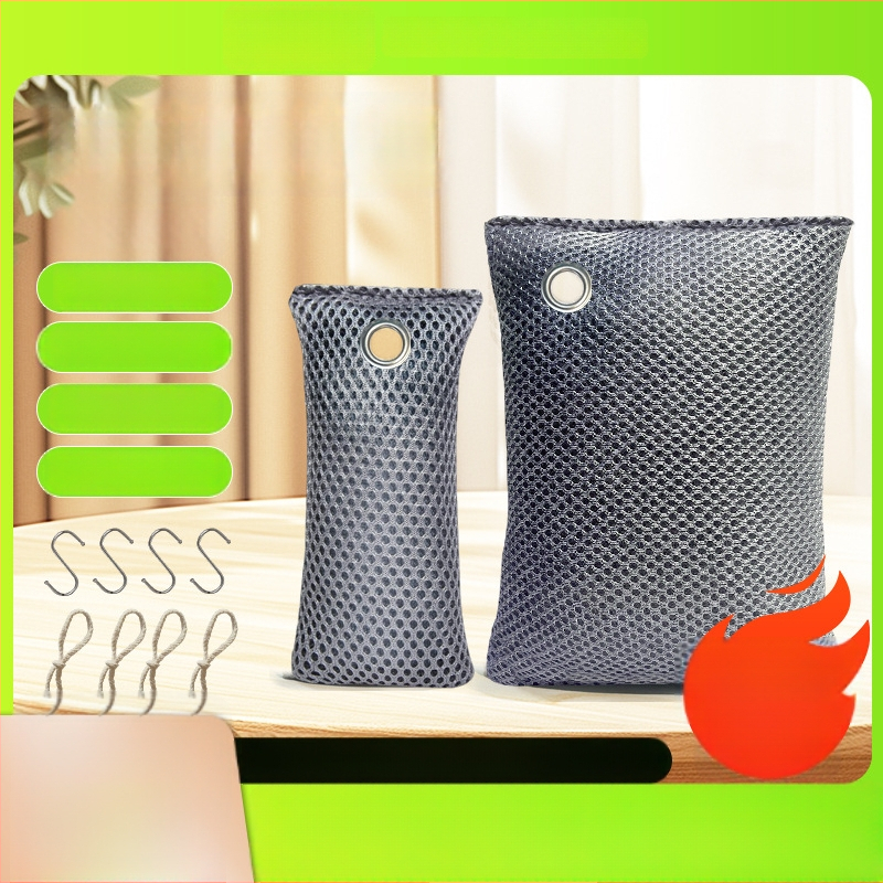 Bambuko anglies maišelis formaldehīdui šalinti, spintoms ir patalpoms, 75 g, bambuko anglies kvapas