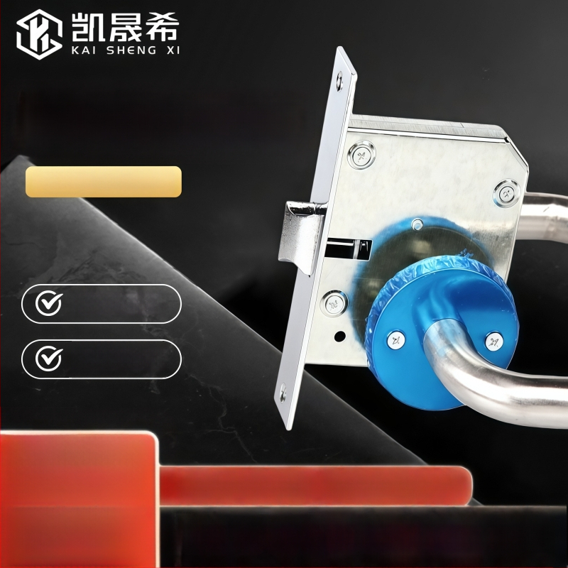 Koridoriaus durų rankenos spyna – nerūdijančio plieno lydinys, modelis Aisle lock, su raktu, tinkama mokykloms ir ligoninėms