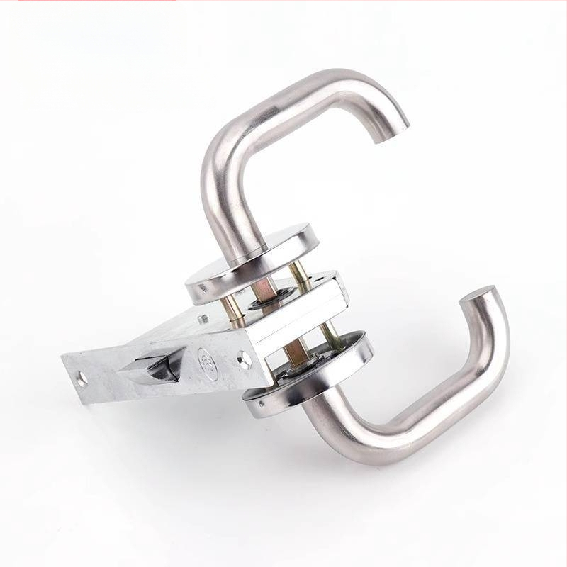 Koridoriaus durų rankenos spyna – nerūdijančio plieno lydinys, modelis Aisle lock, su raktu, tinkama mokykloms ir ligoninėms