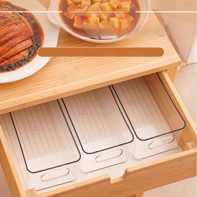 Laudade jaoks mõeldud hoiukarp, PP-materjalist, virnastatav, kosmeetika ja suupistete korrastamiseks, sobib elutuppa, magamistuppa ja õppetoas