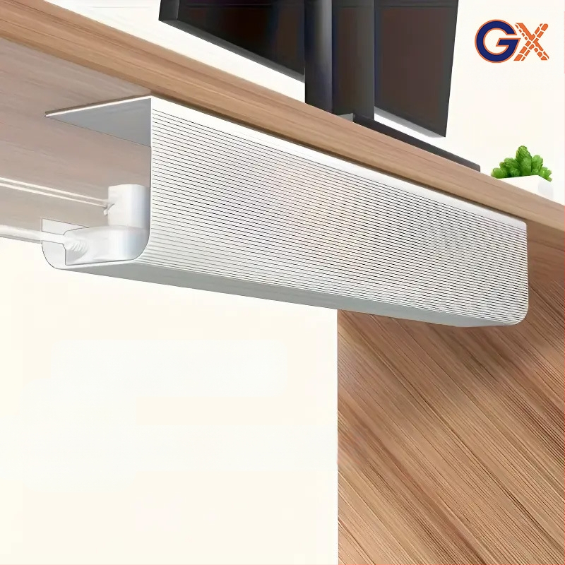 Káblový organizér pod stolom, PVC, veľký model, vnútorné závity, kód 041