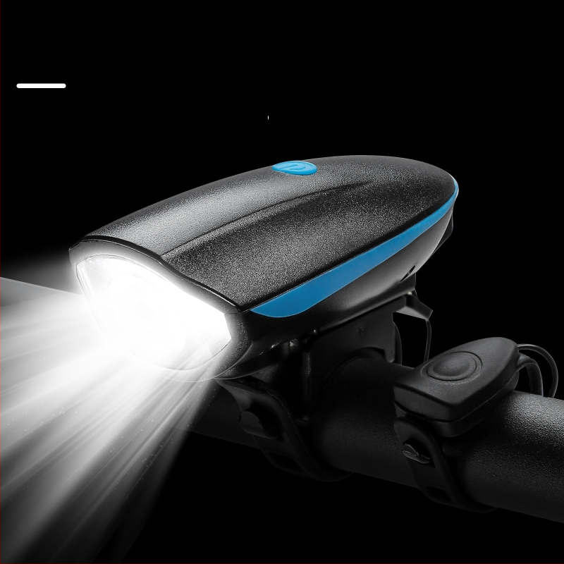 Jalgratta esilatern elektrilise sarviga öisteks sõitudeks — Hissuke, kohandatav tootmine, privaatmärgiga valmis