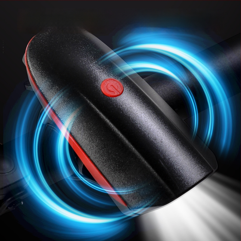 Jalgratta esilatern elektrilise sarviga öisteks sõitudeks — Hissuke, kohandatav tootmine, privaatmärgiga valmis