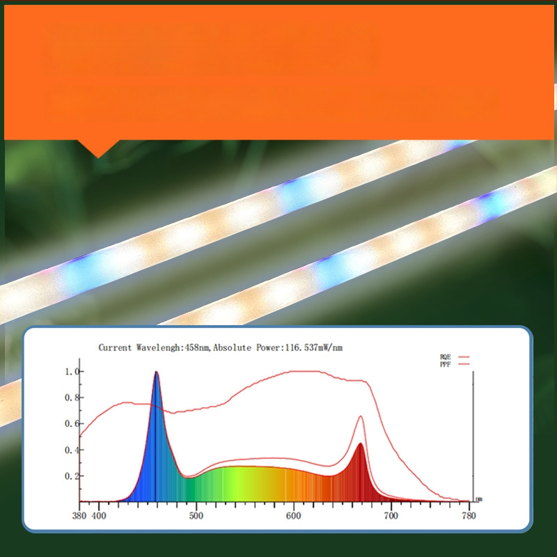 STG-16W-B-01 LED vidinė augalų augimo lemputė vamzdelis su pilnu spektru, 84 LED, 220V, IP66, tarnavimo laikas 50 000 h