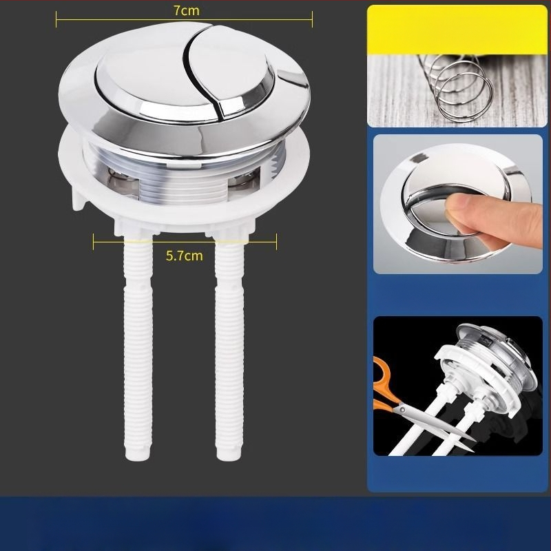 Tualeto bakelio mygtukas - universalus jungiklis, apvalus storinantis mygtukas, priedai; Medžiaga: Kita; CE sertifikatas; Prekės ženklas: Kita; Montavimo paslaugos: Ne