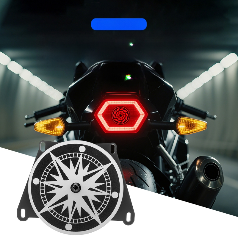 LED tagatuled pöörleva RGB dekoratiivkorpusega – 12V, mudel fog084, universaalne sobivus, ABS korpus, tööiga 50000 h