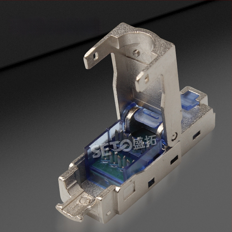SeTO Apsaugota RJ45 Cat.7 kristalinės galvos jungtis inžinerinėms taikymo sritims