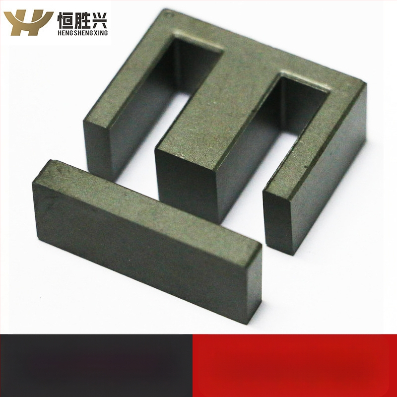 EI40 magnētiskais kodols augstas frekvences augstas jaudas transformatoriem — MnZn ferīts, sākotnējā permeabilitāte 2300, taisnstūra koeficients 5