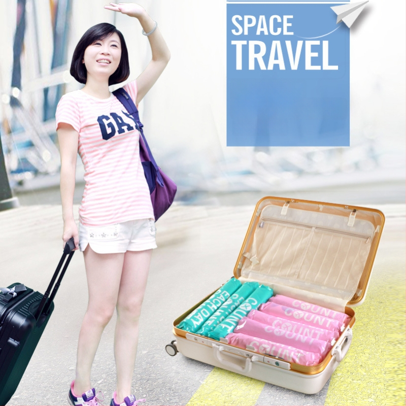 6 gab Roll-Up vakuuma uzglabāšanas maisiņu komplekts — PA + PE materiāls, ūdensnecaurlaidīgs