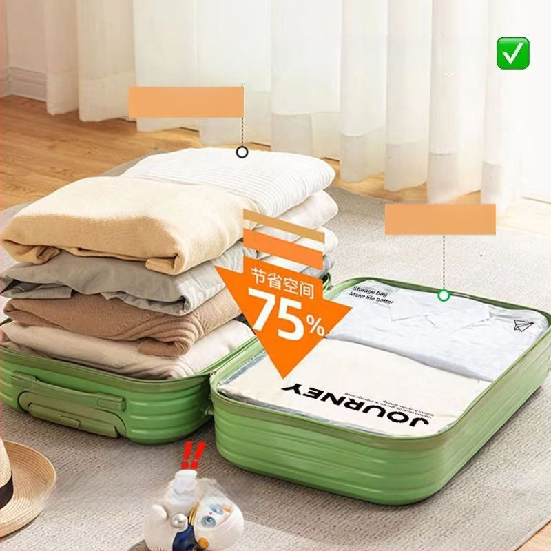 Ceļojumu kompresijas uzglabāšanas soma – ruļļa tips, PA+PE materiāls, modelis Journey