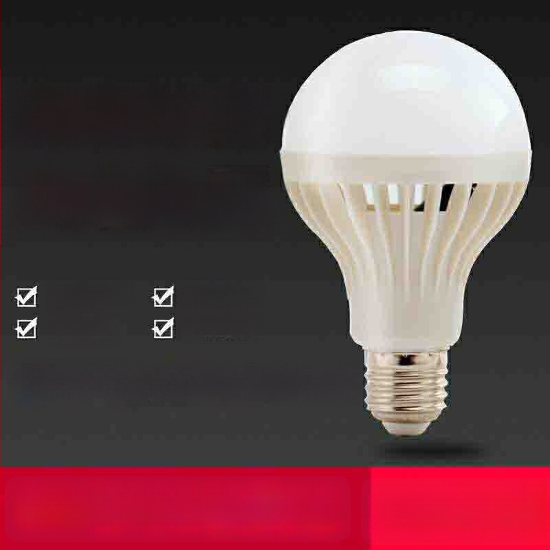 LED lemputė su garso ir šviesos kontrole, 220V, 100 lm, 360° sklaidos kampas, IP65, E27 lizdas