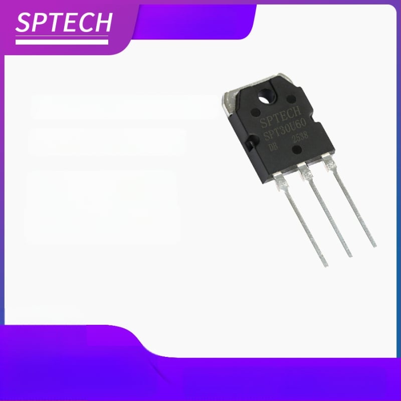SPTECH SPT30U60DB Greito atstatymo diodas, TO-3PN korpusas, 30A, 600V
