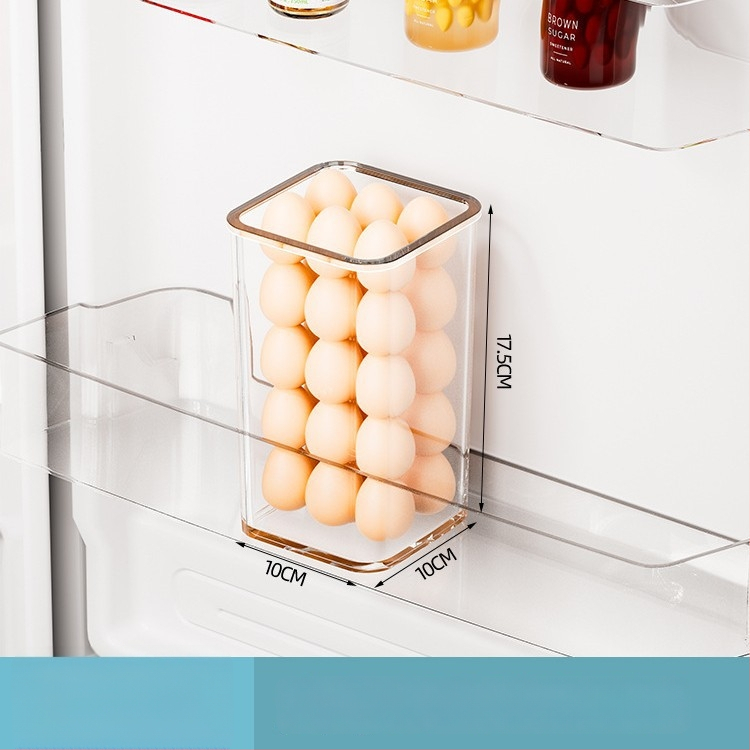 Olu laikymo dėžutė šaldytuvo šoninėms durims, šviežumo laikymas vaisiams ir daržovėms, PET medžiaga, virtuvės saugojimo organizatorius