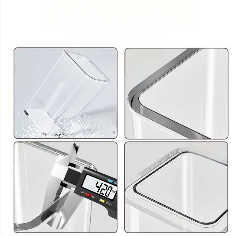 Olu laikymo dėžutė šaldytuvo šoninėms durims, šviežumo laikymas vaisiams ir daržovėms, PET medžiaga, virtuvės saugojimo organizatorius