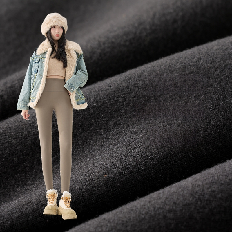 Moteriškos Shark Skin kelnaitės su fliso pamušalu, storos žiemai, aukštas liemuo, siaura kirpimo, ilgis devyni taškai