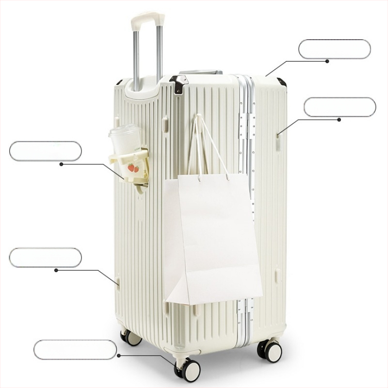 Reisi kohver ABS/PC materjalist, suur maht, universaalsed rattad, latch-tüüpi sulgumine, antibakteriaalne ja vargusvastane kaitse