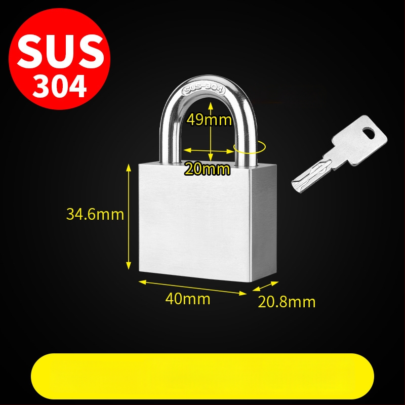 Lauko spyna kiemui — nerūdijančio plieno, paprasto atidarymo, Gu Rui prekės ženklas, skirtas kitiems taikymo atvejams