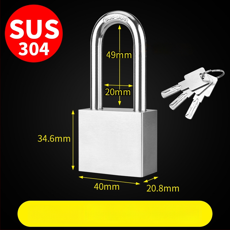 Lauko spyna kiemui — nerūdijančio plieno, paprasto atidarymo, Gu Rui prekės ženklas, skirtas kitiems taikymo atvejams