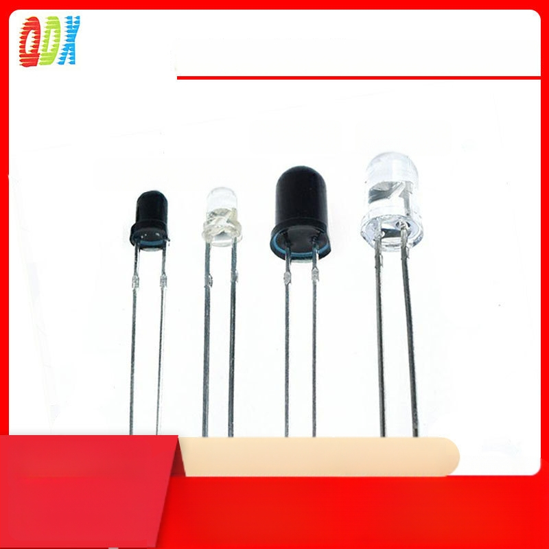 Infraraudonųjų spindulių LED 940nm/850nm, 20 mA, 1.4–1.6 V, 0.06 W, 45° sklaidos kampas