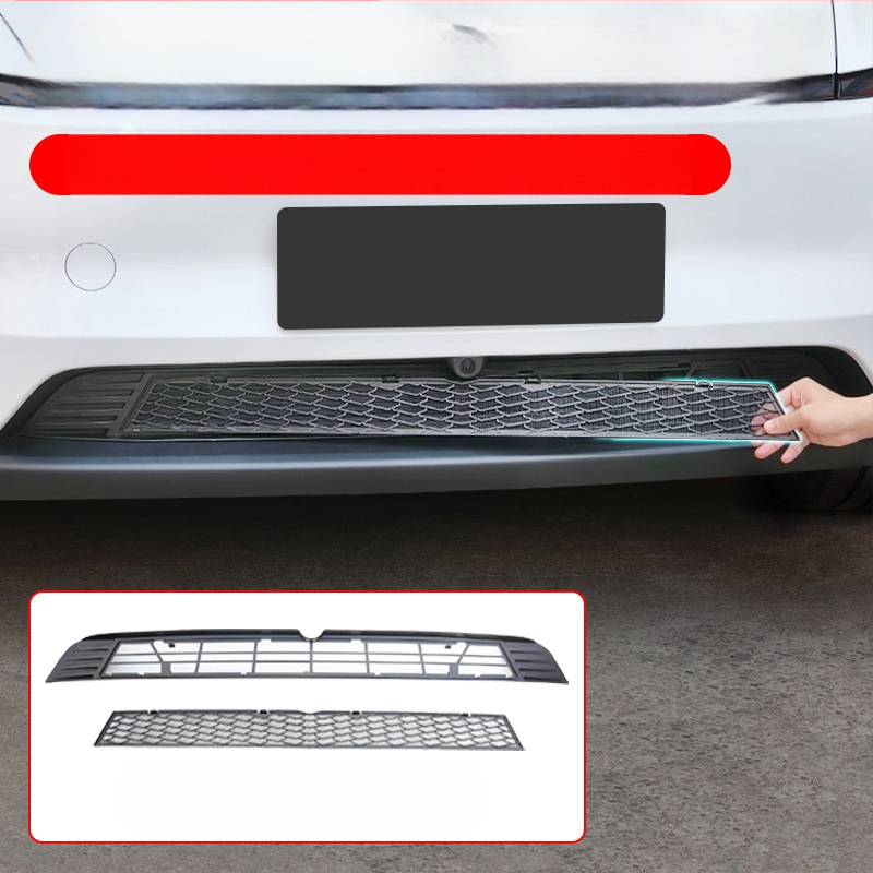 ABS YS-01 Centrinis tinklo įsiurbimo gaubtas ir vandens bakas, suderinama su 6 vietų Tesla atnaujintu Model Y/3/YL, nuimamas vabzdžių ekranas