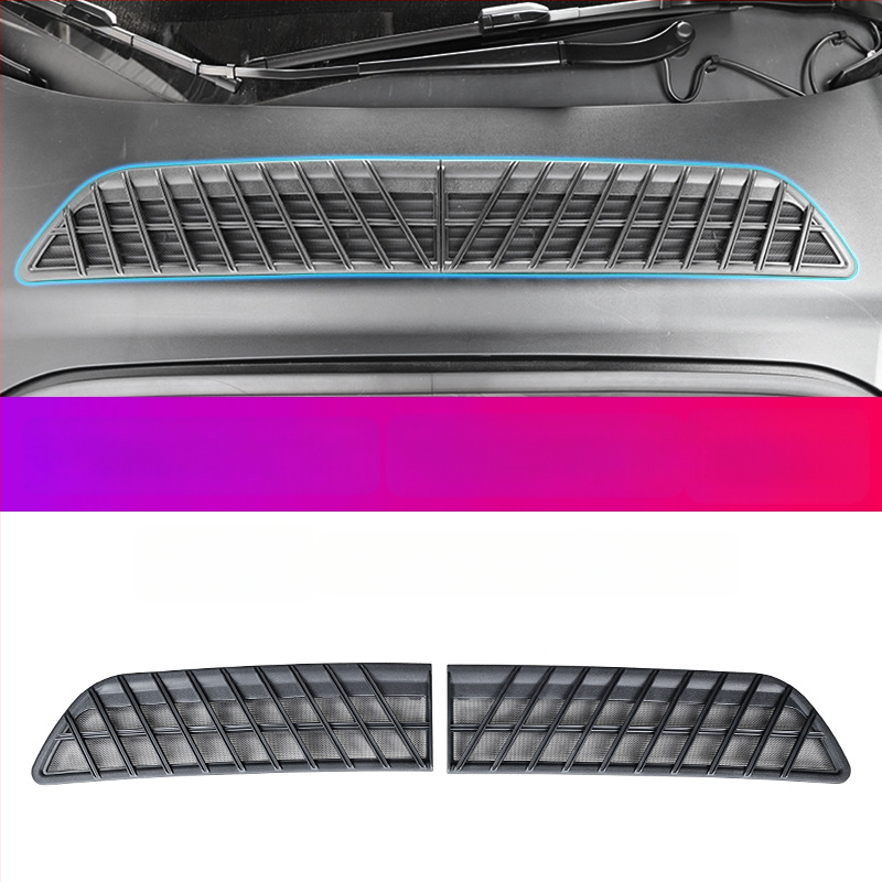 ABS YS-01 Centrinis tinklo įsiurbimo gaubtas ir vandens bakas, suderinama su 6 vietų Tesla atnaujintu Model Y/3/YL, nuimamas vabzdžių ekranas