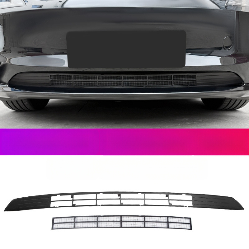 ABS YS-01 Centrinis tinklo įsiurbimo gaubtas ir vandens bakas, suderinama su 6 vietų Tesla atnaujintu Model Y/3/YL, nuimamas vabzdžių ekranas