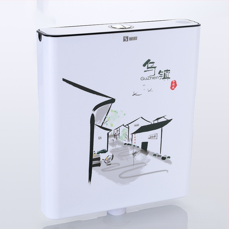 Klozeto plovimo bakelis klozetui klektojo - PP medžiaga, 4-8L plovimas, rankinis valdymas, sieninis drenažas, Essence Antelope