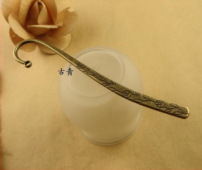 Žymeklis knygai - DIY papuošalų medžiaga iš lydinio, elektroplakavimas, retro meninis stilius