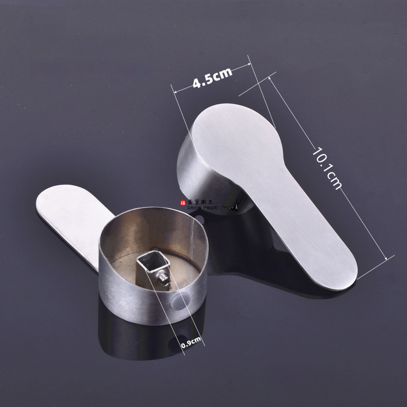 Kranų rankenėlė, 304 nerūdijančio plieno, pritaikoma, maišymo vožtuvui praustuvei ir dušai, Yellow Nest, modernus paprastas stilius