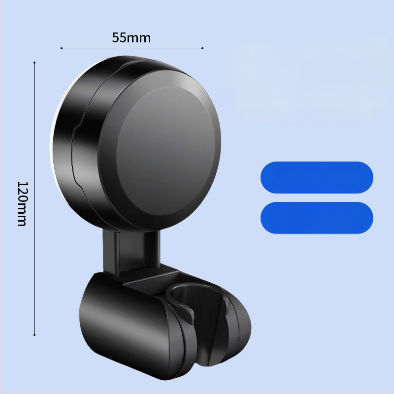 Boonen dušo laikiklis su judančiu siurbtuku ir lipnia baze, ABS medžiaga, šviesus prabangos stilius