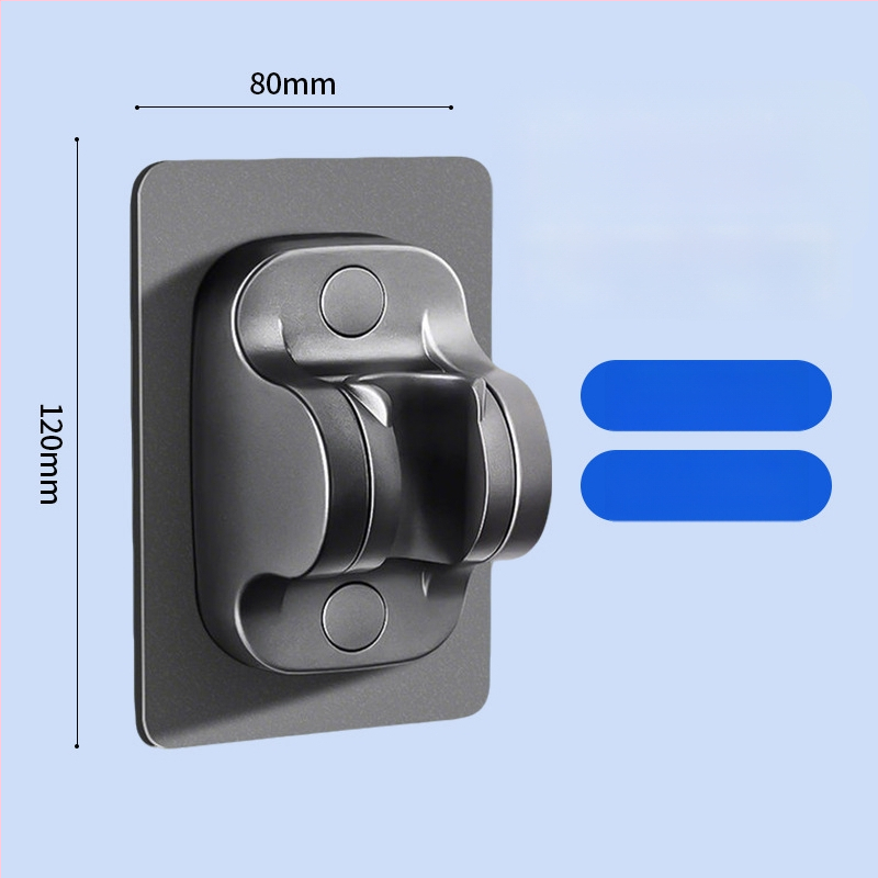 Boonen dušo laikiklis su judančiu siurbtuku ir lipnia baze, ABS medžiaga, šviesus prabangos stilius