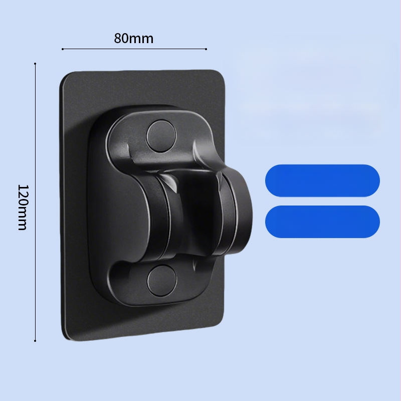 Boonen dušo laikiklis su judančiu siurbtuku ir lipnia baze, ABS medžiaga, šviesus prabangos stilius