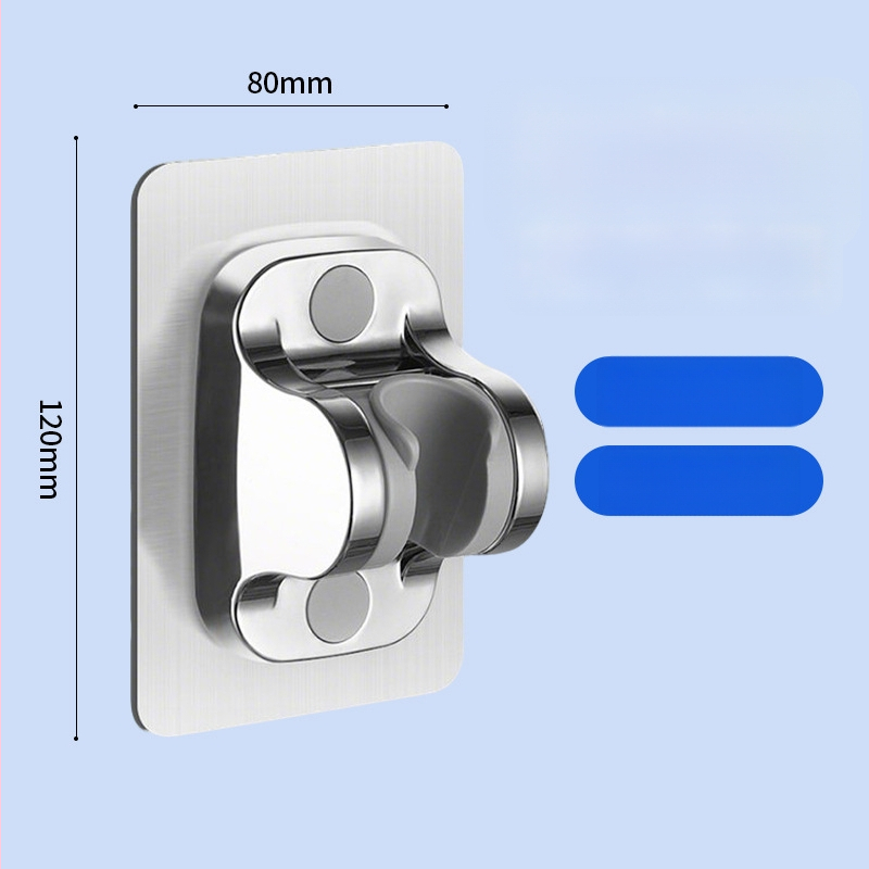 Boonen dušo laikiklis su judančiu siurbtuku ir lipnia baze, ABS medžiaga, šviesus prabangos stilius