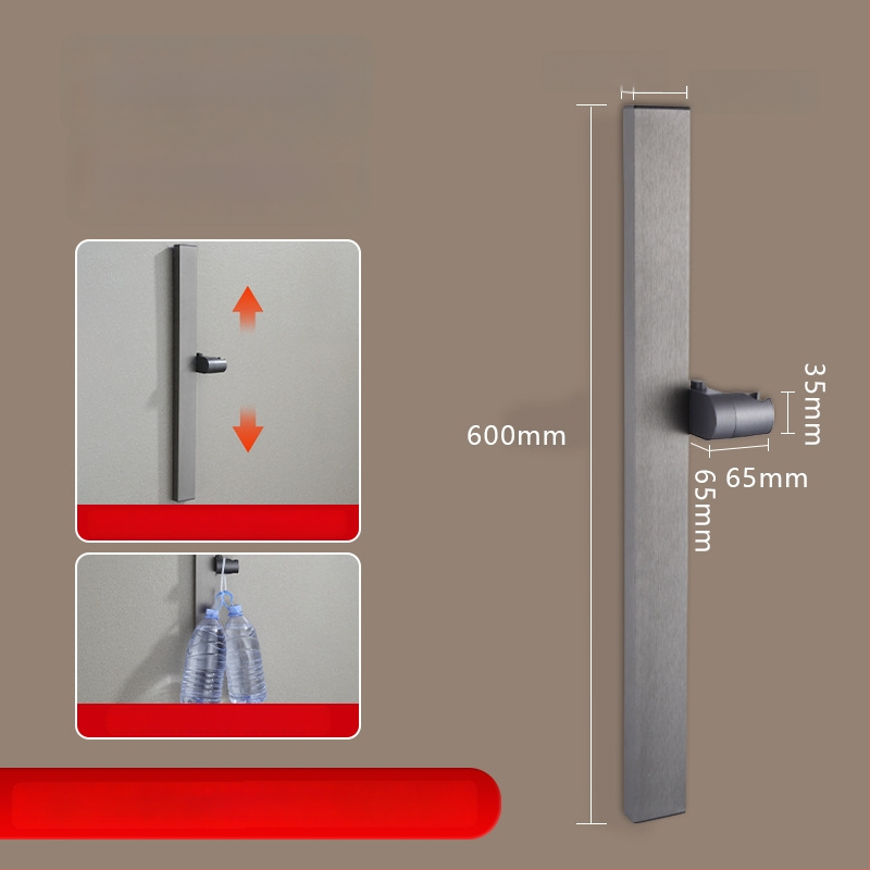 Dušo kolona, Space aliuminis, modelis 6584512, sieninis montavimas, 0–90°C / 0–1,6 MPa