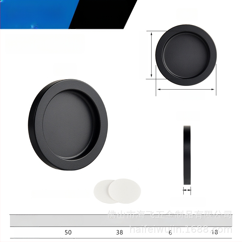 Slankiojo durų rankena iš aliuminio lydinio, skirta stiklo durims ir spintelėms, modelis TNHE53, šiuolaikinio minimalistinio stiliaus