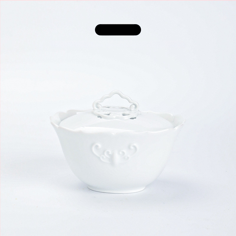 Porcelāna sautējuma trauks ar vāku, dubultiem rokturiem, pielāgojama ar logotipa drukāšanu, zem glazūras apdare, viesnīcu virtuves keramika